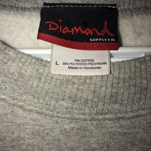 Diamond crew neck